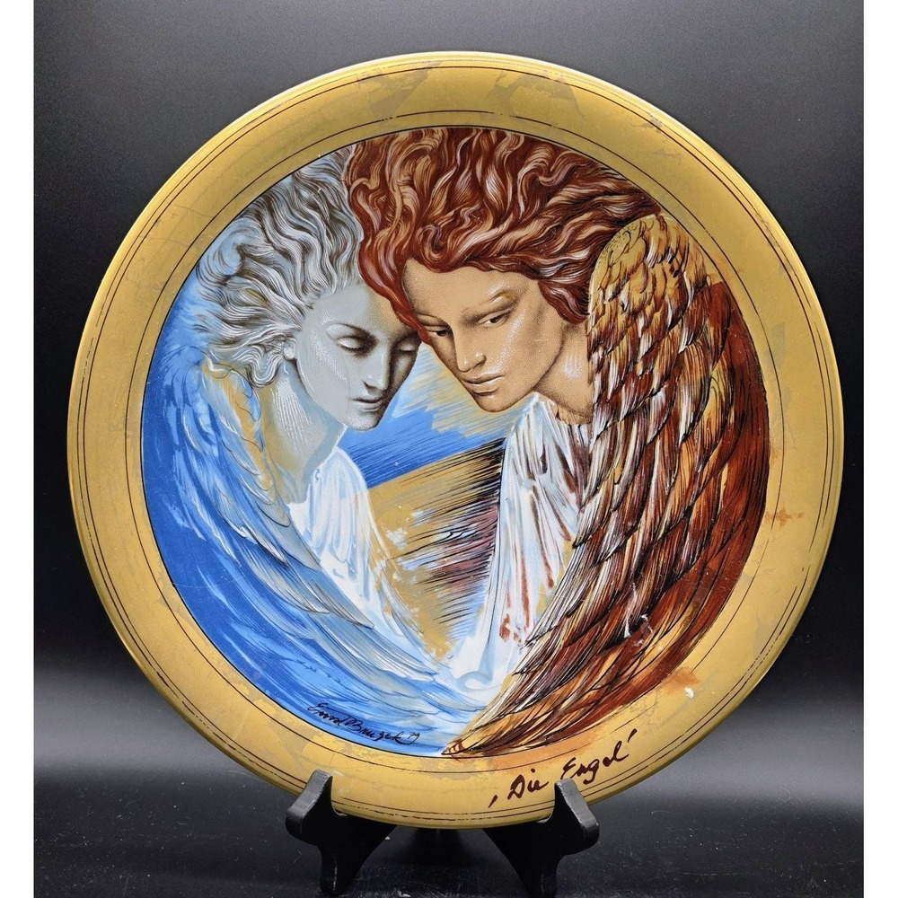 Villeroy & Boch Die Engel Die Weihnachtsgeschte Ernst Bruzek Cabinet Plate 12"